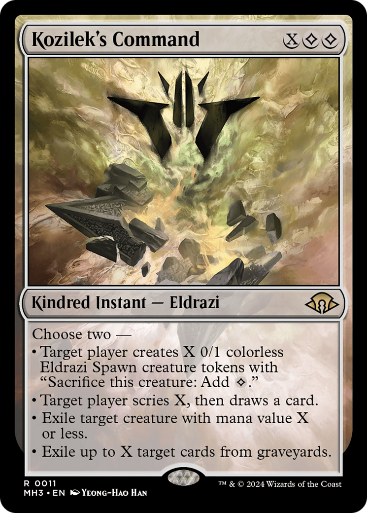 FOIL Kozilek's Command (MH3-011) - Modern Horizons 3 - Magic The Gathering
