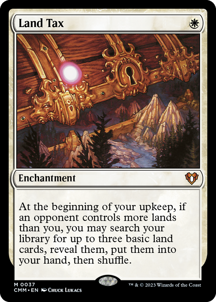 FOIL Land Tax (CMM-037) - Commander Masters - Magic The Gathering
