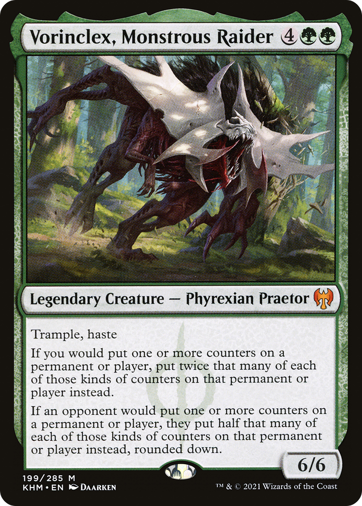 FOIL Vorinclex, Monstrous Raider (KHM-199) - Kaldheim - Magic The Gathering