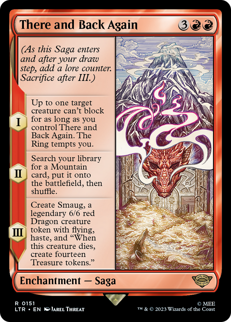 FOIL There and Back Again (LTR-151) - The Lord of the Rings: Tales of Middle-earth - Magic The Gathering