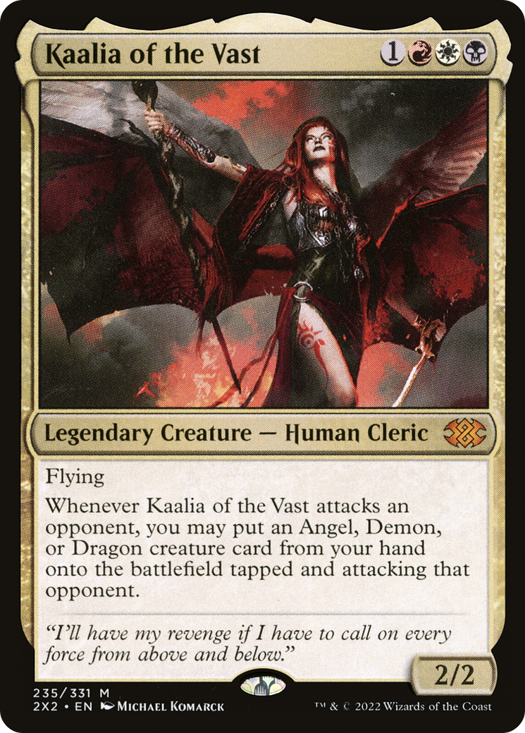 FOIL Kaalia of the Vast (2X2-235) - Double Masters 2022 - Magic The Gathering