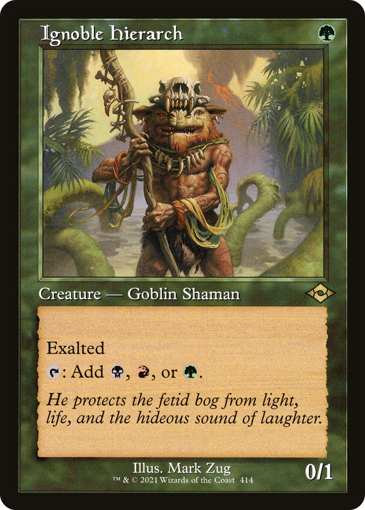 Ignoble Hierarch (Retro Frame) (MH2-414) - Modern Horizons 2 - Magic The Gathering