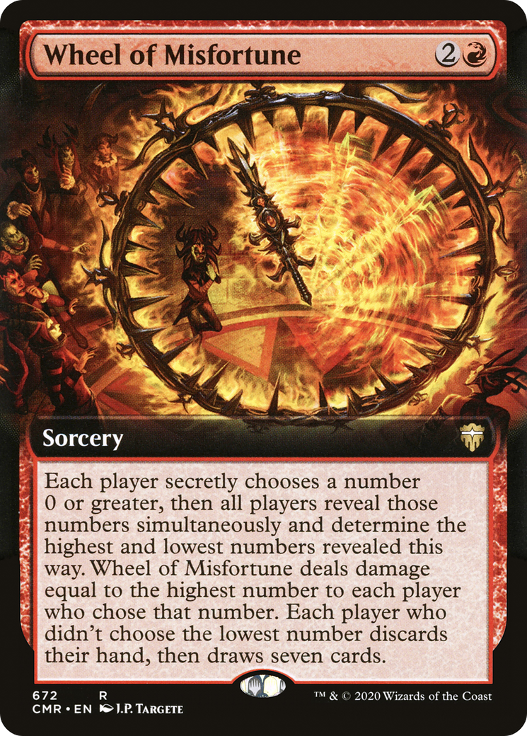Wheel of Misfortune (Extended Art) (CMR-672) - Commander Legends - Magic The Gathering