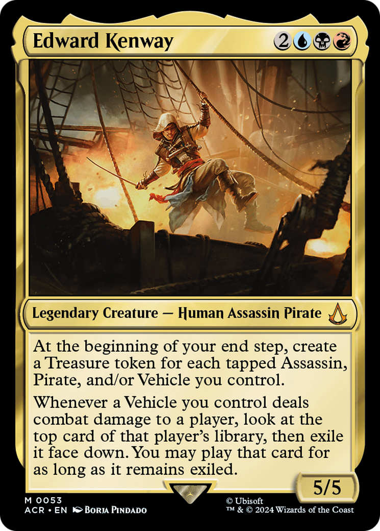 Edward Kenway (ACR-053) - Assassin's Creed - Magic The Gathering