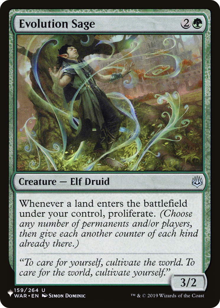 Evolution Sage (LIST-159/264) - The List - Magic The Gathering