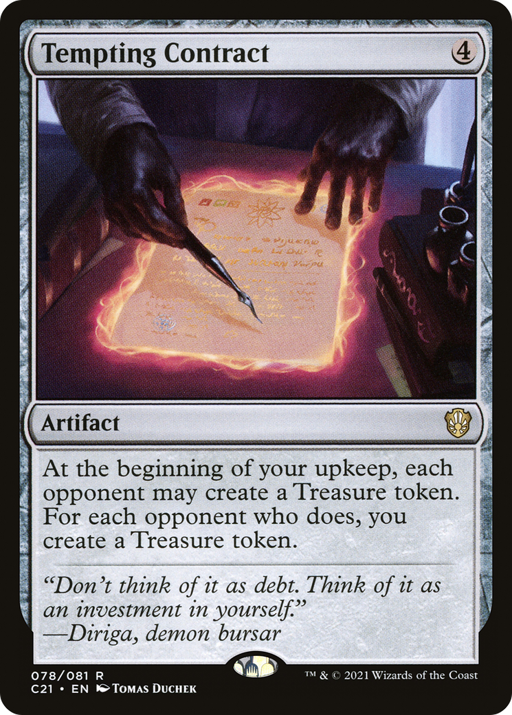 Tempting Contract (C21-078) - Commander 2021 - Magic The Gathering