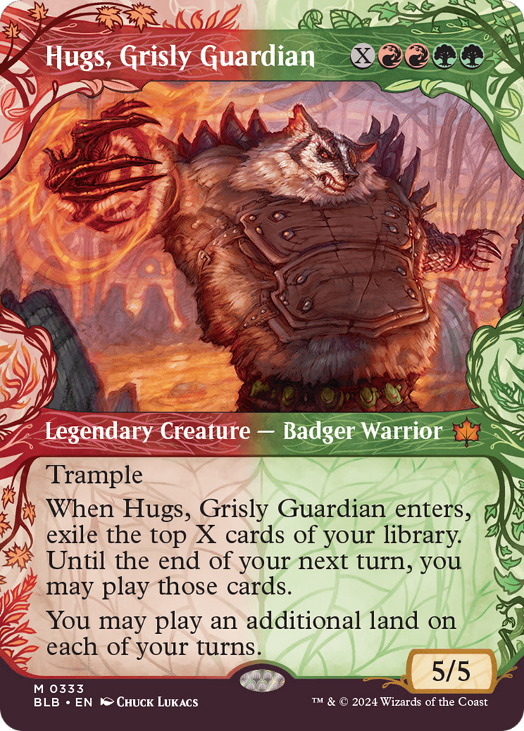 Hugs, Grisly Guardian (Showcase) (BLB-333) - Bloomburrow - Magic The Gathering