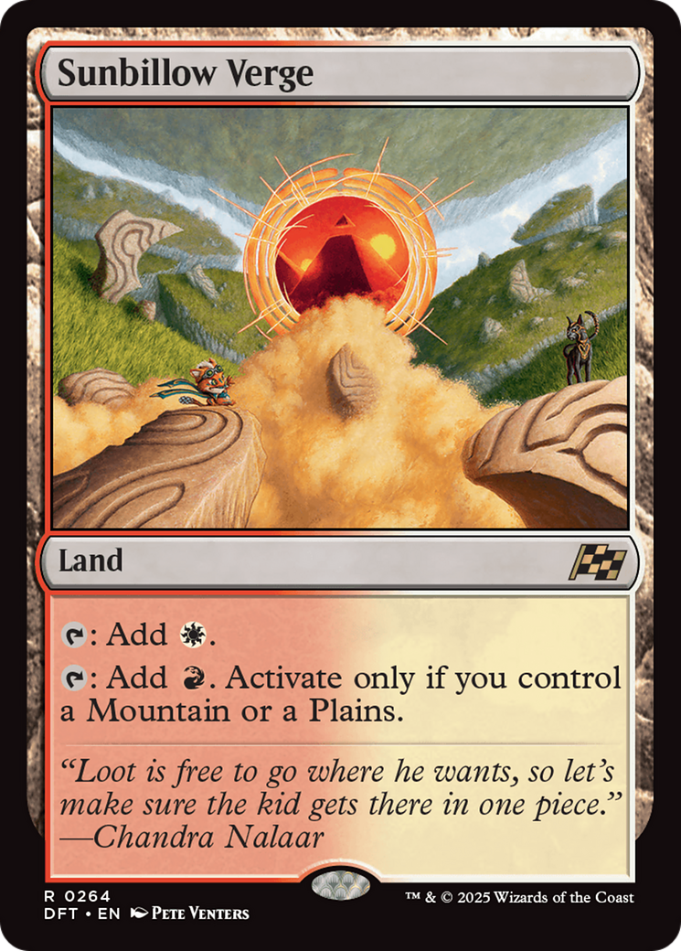 Sunbillow Verge (DFT-264) - Aetherdrift - Magic The Gathering