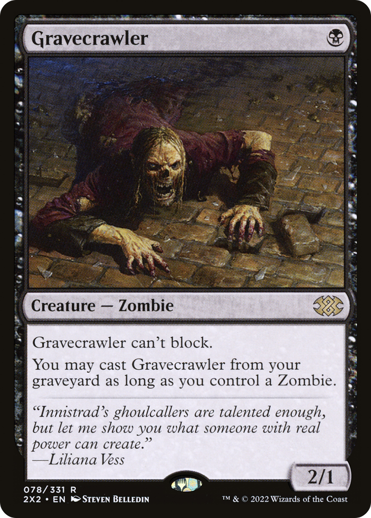 Gravecrawler (2X2-078) - Double Masters 2022 - Magic The Gathering