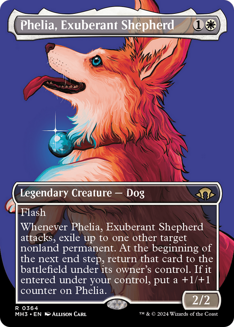 Phelia, Exuberant Shepherd (Borderless) (MH3-364) - Modern Horizons 3 - Magic The Gathering
