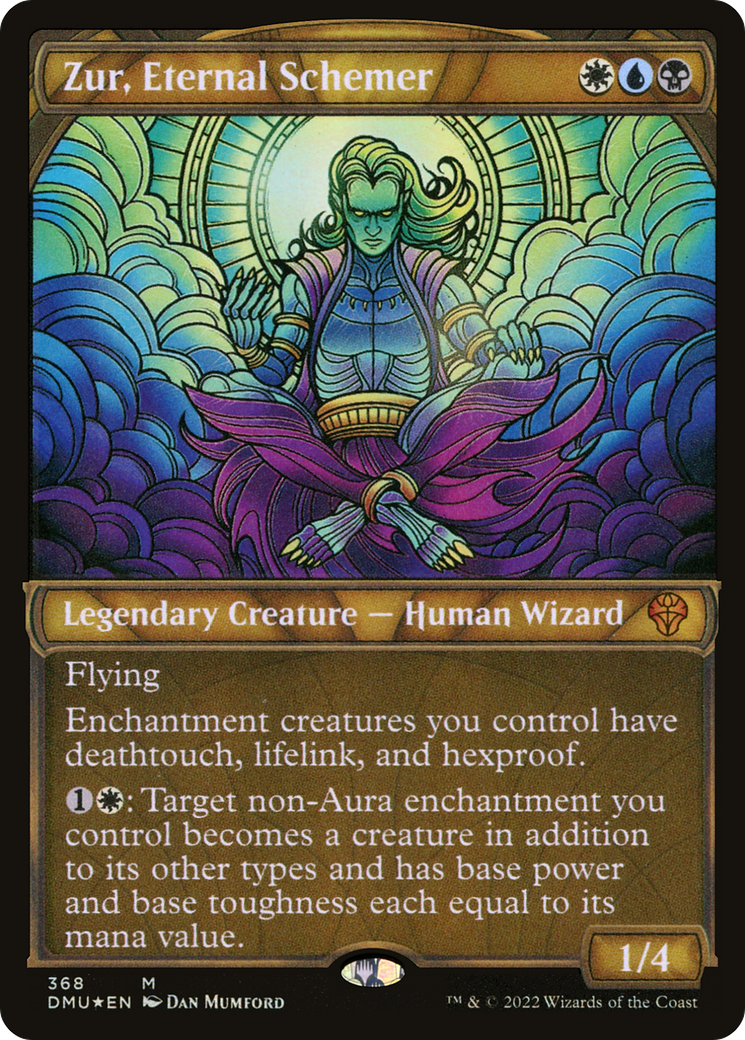 FOIL Zur, Eternal Schemer (Textured Foil) (DMU-368) - Dominaria United - Magic The Gathering