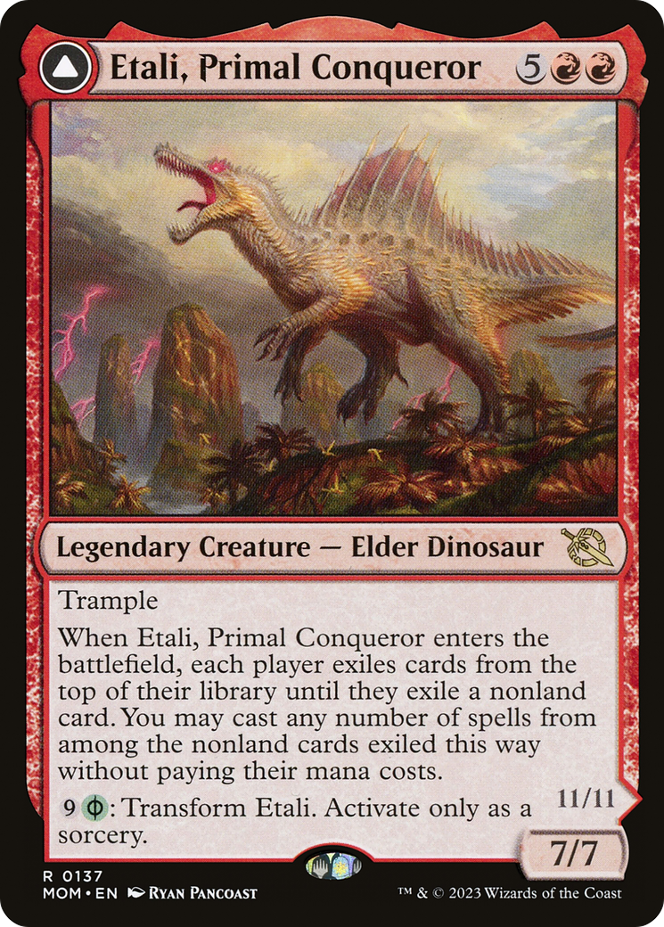 FOIL Etali, Primal Conqueror (MOM-137) - March of the Machine - Magic The Gathering