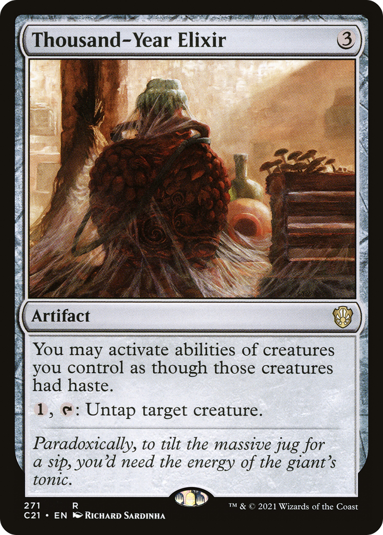 Thousand-Year Elixir (C21-271) - Commander 2021 - Magic The Gathering