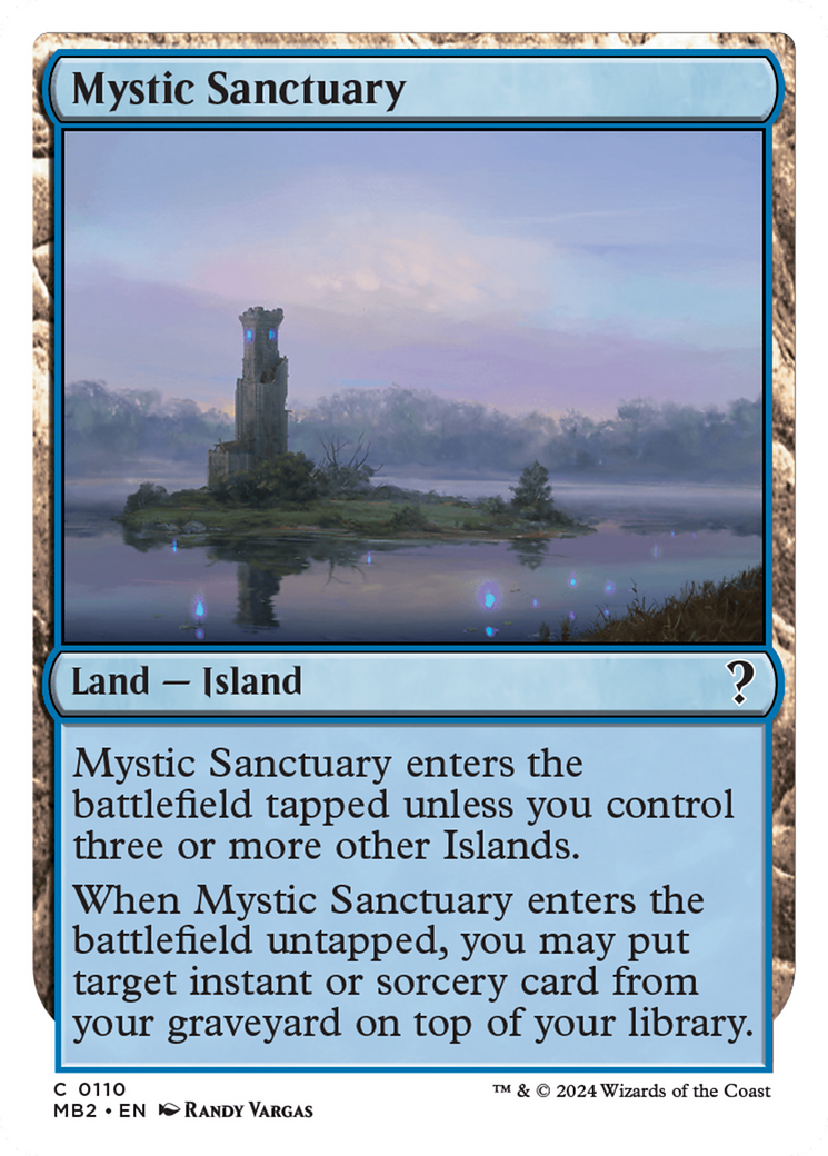 Mystic Sanctuary (MB2-110) - Mystery Booster 2 - Magic The Gathering
