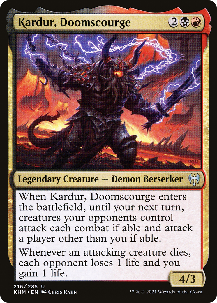 FOIL Kardur, Doomscourge (KHM-216) - Kaldheim - Magic The Gathering