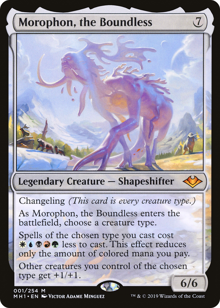 Morophon, the Boundless (MH1-001) - Modern Horizons - Magic The Gathering