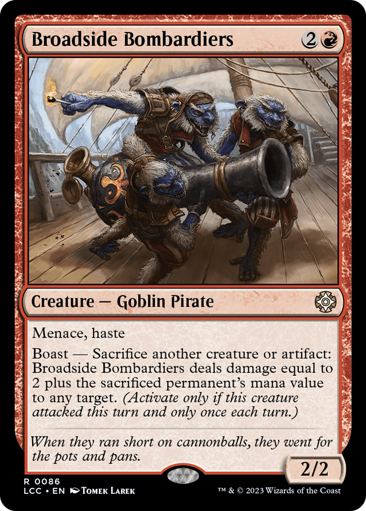 Broadside Bombardiers (LCC-086) - The Lost Caverns of Ixalan Commander - Magic The Gathering