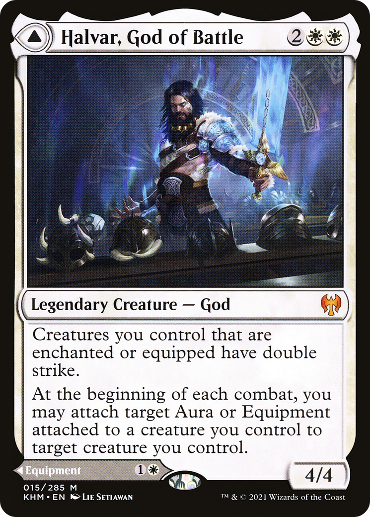 FOIL Halvar, God of Battle (KHM-015) - Kaldheim - Magic The Gathering
