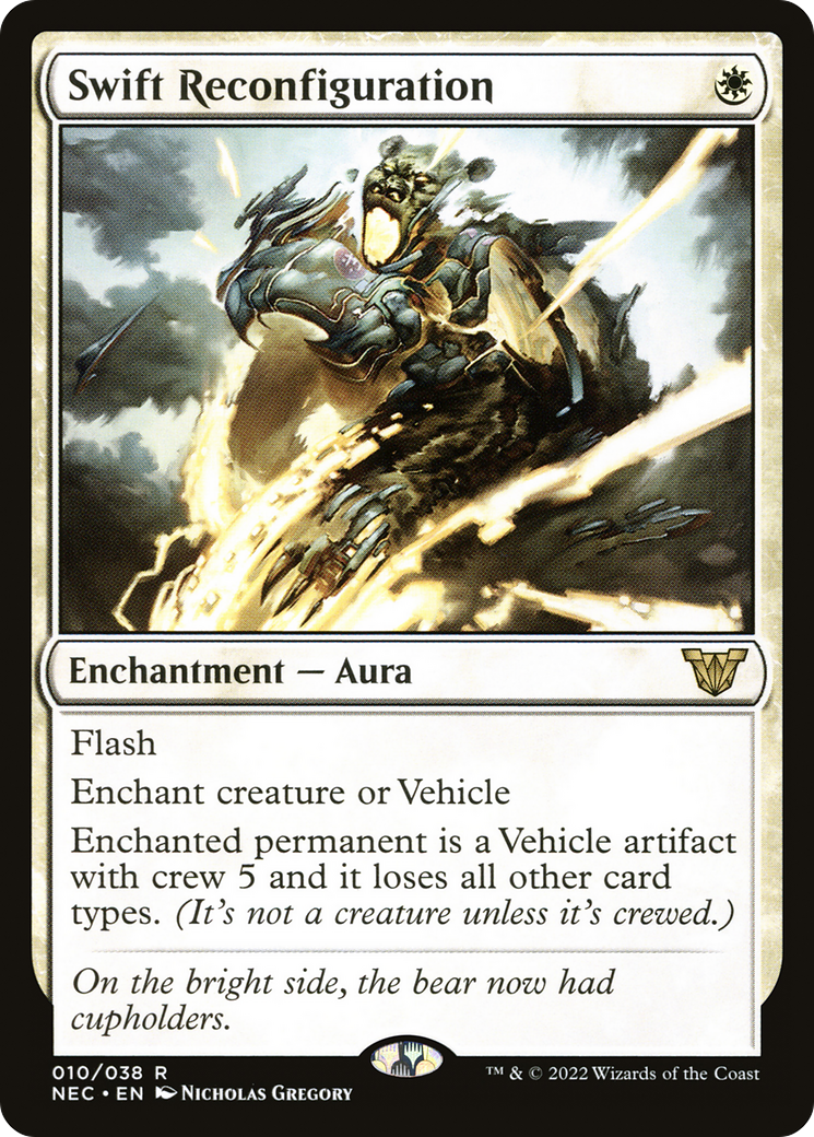 Swift Reconfiguration (NEC-010) - Neon Dynasty Commander - Magic The Gathering