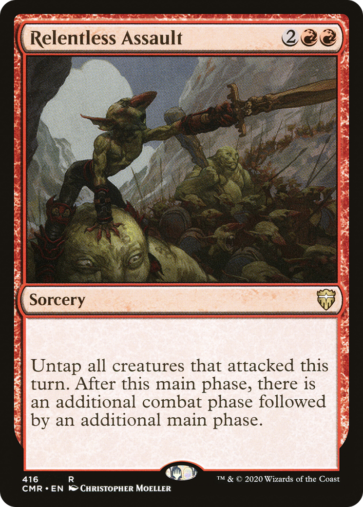 Relentless Assault (CMR-416) - Commander Legends - Magic The Gathering