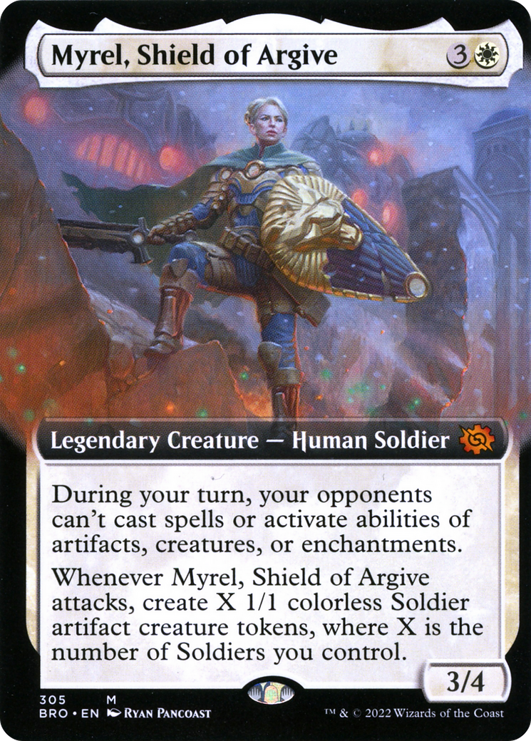 Myrel, Shield of Argive (Extended Art) (BRO-305) - The Brothers' War - Magic The Gathering