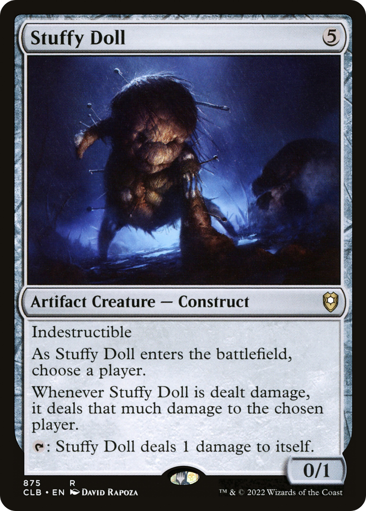 Stuffy Doll (CLB-875) - Commander Legends: Battle for Baldur's Gate - Magic The Gathering