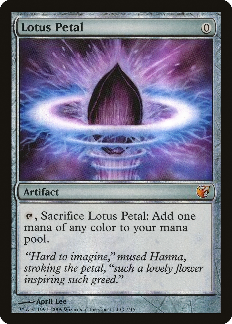 FOIL Lotus Petal (V09-007) - From the Vault: Exiled - Magic The Gathering