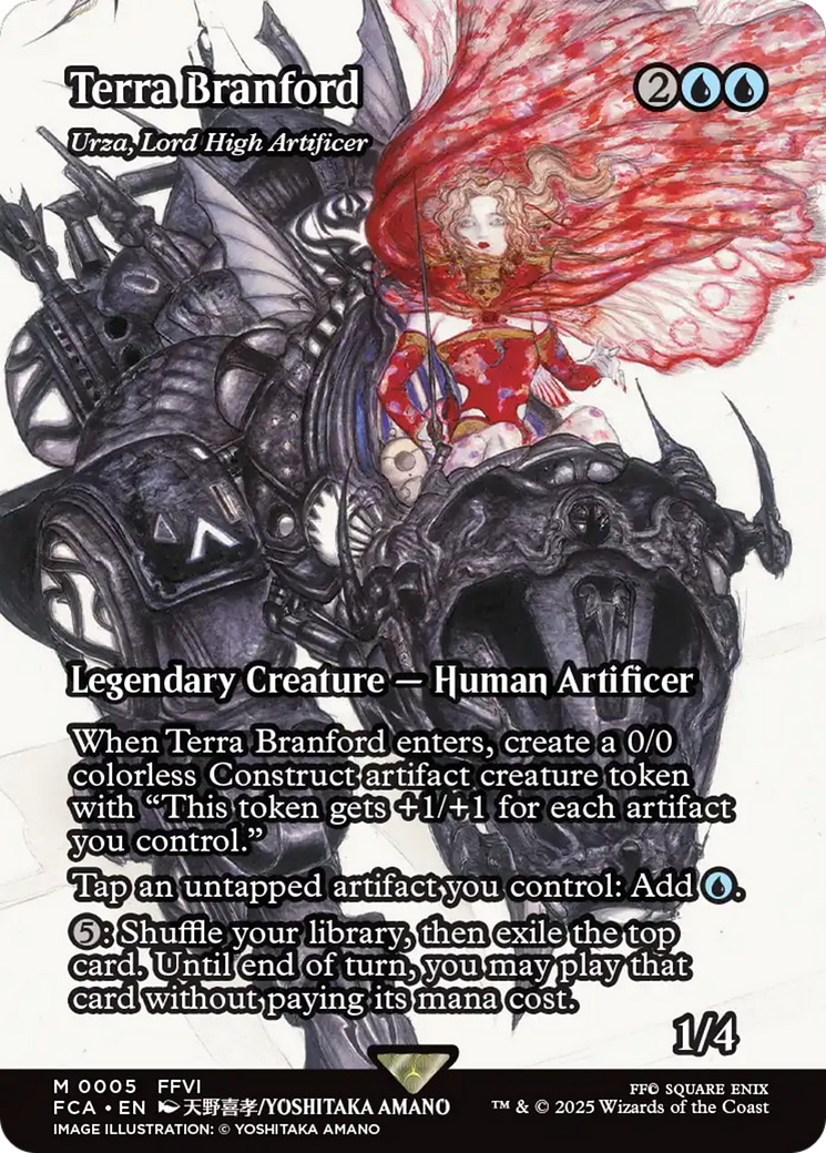 Terra Branford - Urza, Lord High Artificer (Showcase) (FCA-005) - FINAL FANTASY: Through the Ages - Magic The Gathering