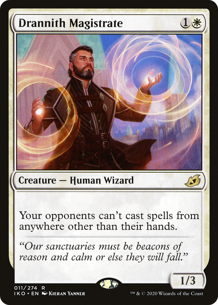 Drannith Magistrate (IKO-011) - Ikoria: Lair of Behemoths - Magic The Gathering