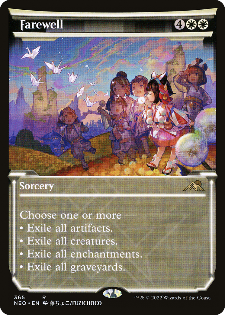 FOIL Farewell (Showcase) (NEO-365) - Kamigawa: Neon Dynasty - Magic The Gathering