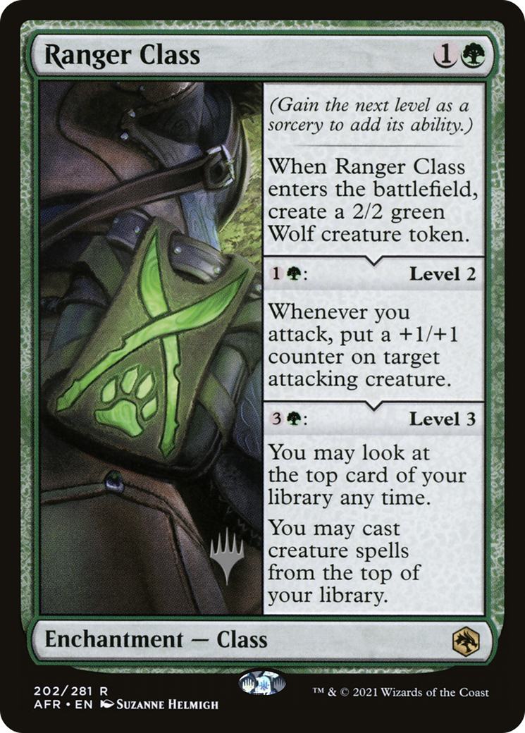 Ranger Class (PPAFR-202P) - Adventures in the Forgotten Realms Promos - Magic The Gathering