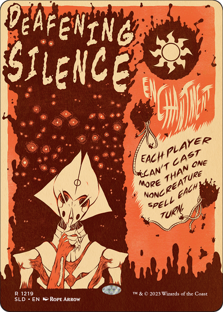 Deafening Silence (SLD-1219) - Secret Lair Drop - Magic The Gathering