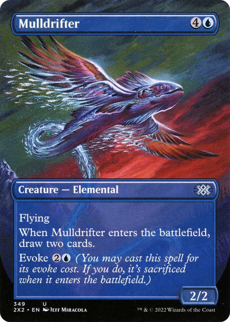 Mulldrifter (Borderless) (2X2-349) - Double Masters 2022 - Magic The Gathering