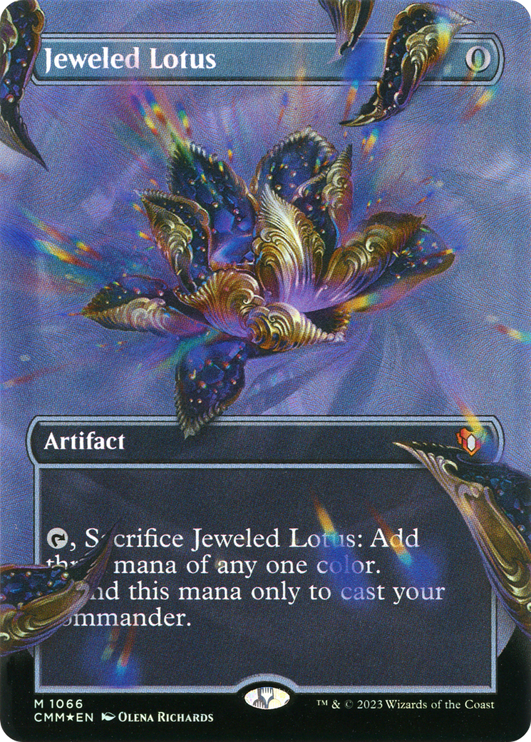 FOIL Jeweled Lotus (Textured Foil) (CMM-1066) - Commander Masters - Magic The Gathering