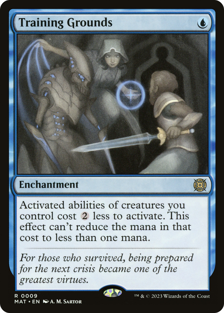 FOIL Training Grounds (MAT-009) - March of the Machine: The Aftermath - Magic The Gathering