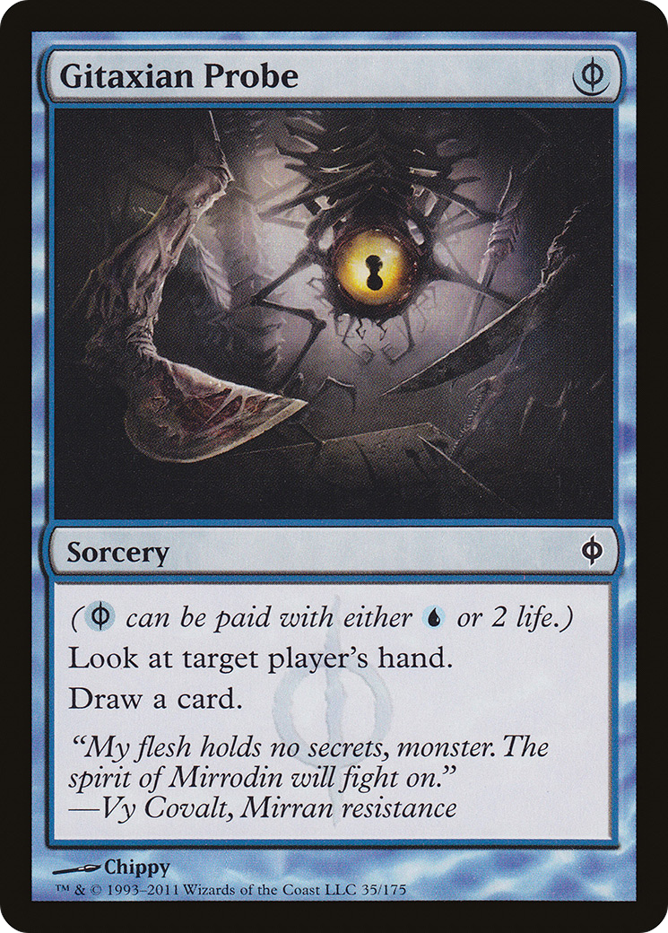 Gitaxian Probe (NPH-035) - New Phyrexia - Magic The Gathering
