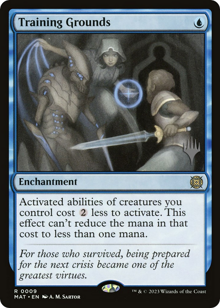 FOIL Training Grounds (PPMKM-09P) - March of the Machine: The Aftermath Promos - Magic The Gathering
