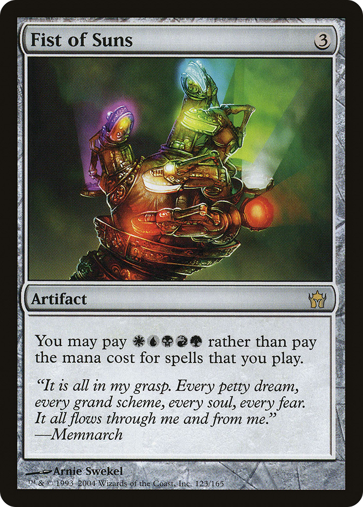Fist of Suns (5DN-123) - Fifth Dawn - Magic The Gathering