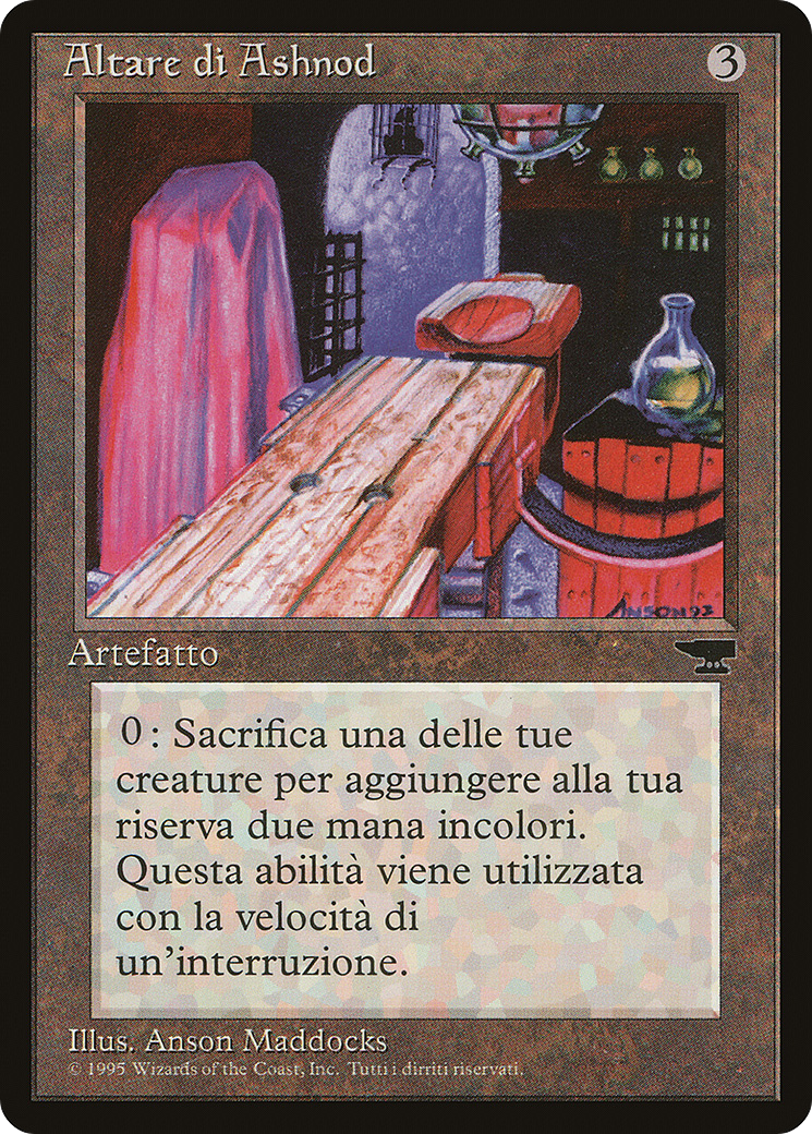 Ashnod's Altar (Italian) - "Altare di Ashnod" (REN-) - Rinascimento - Magic The Gathering