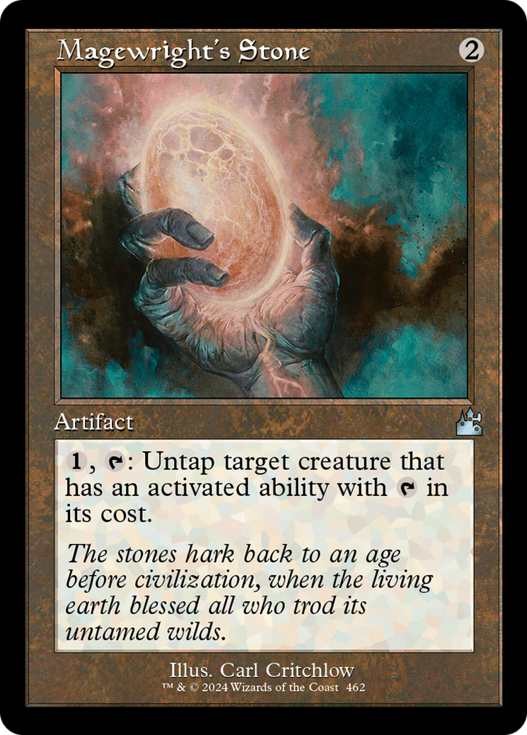 FOIL Magewright's Stone (Retro Frame) (RVR-462) - Ravnica Remastered - Magic The Gathering