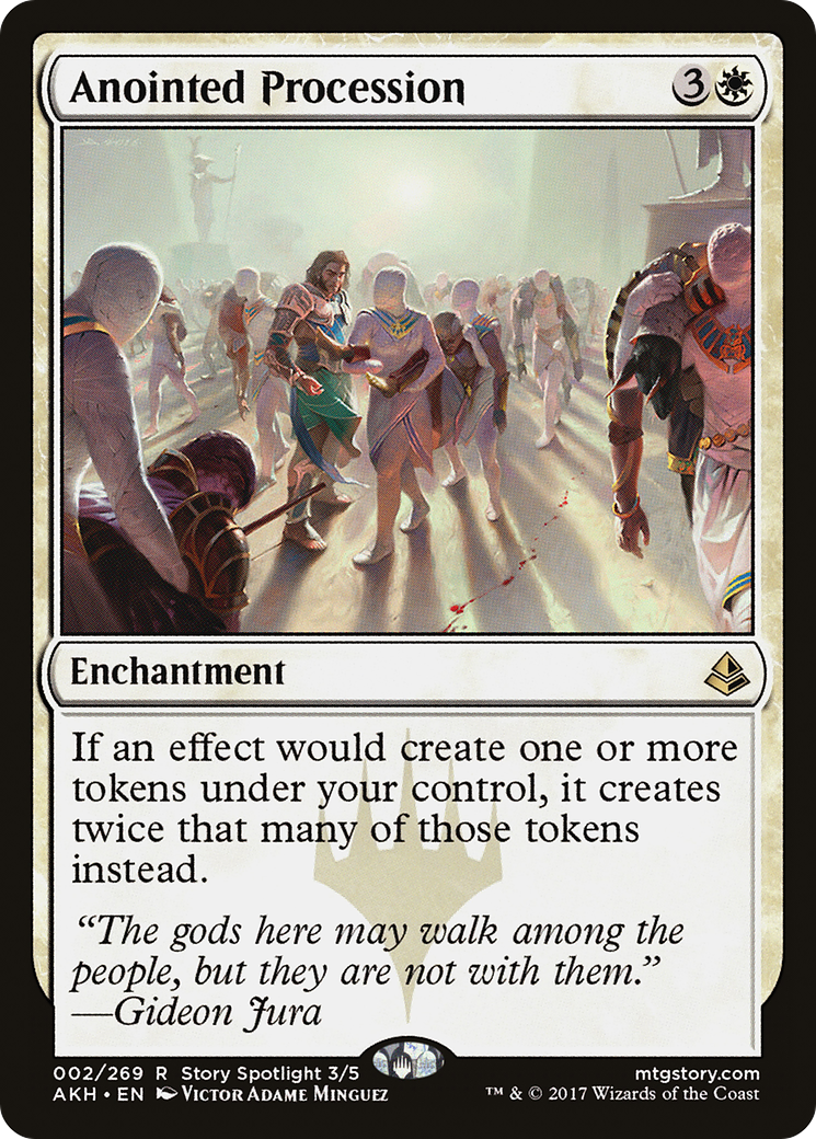 FOIL Anointed Procession (AKH-002) - Amonkhet - Magic The Gathering