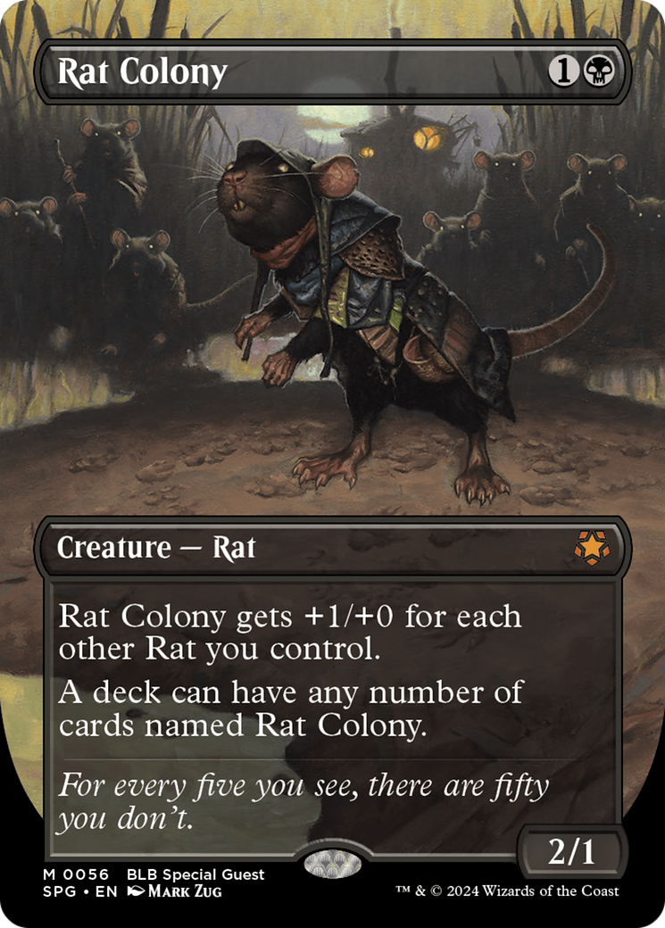 FOIL Rat Colony (SPG-056) - Special Guests - Magic The Gathering