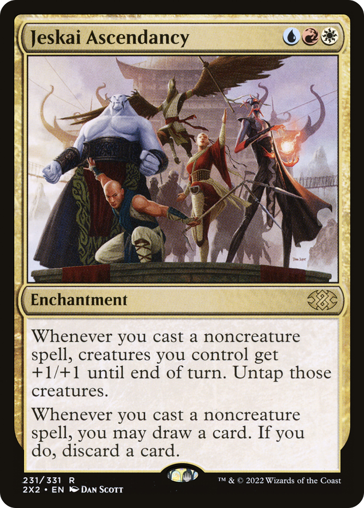 FOIL Jeskai Ascendancy (2X2-231) - Double Masters 2022 - Magic The Gathering
