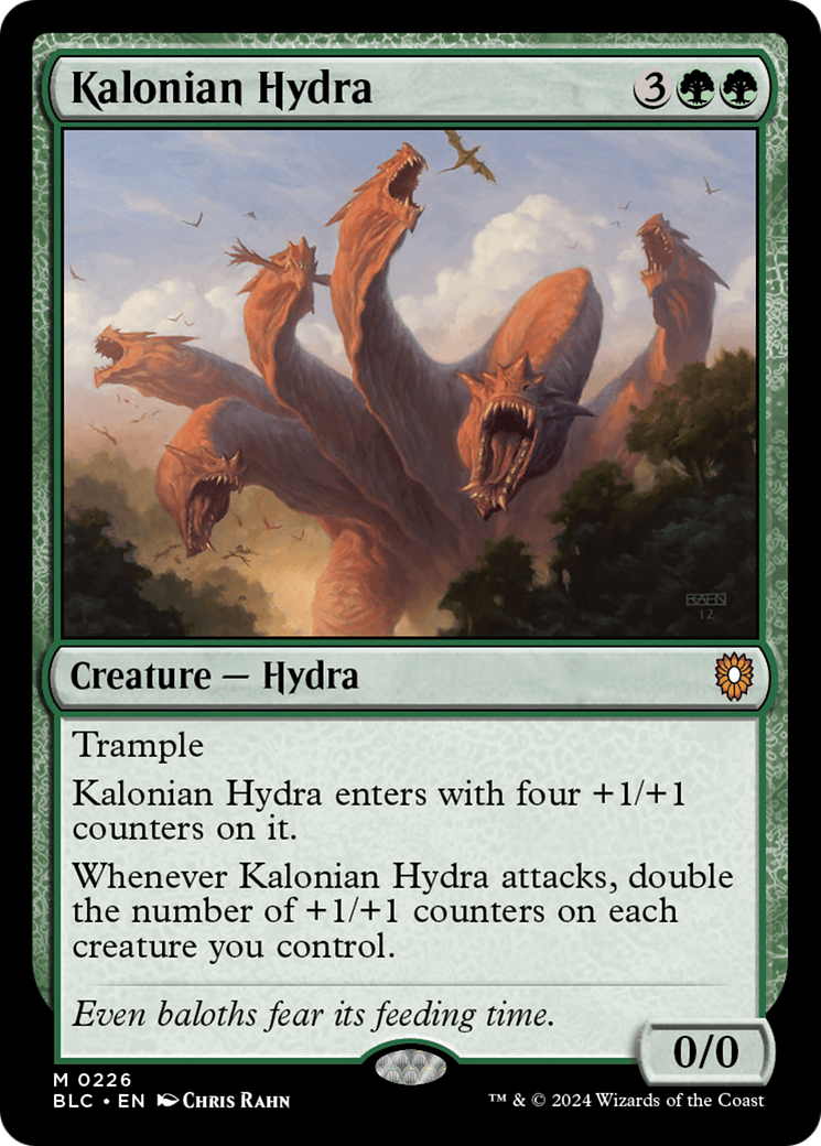 Kalonian Hydra (BLC-226) - Bloomburrow Commander - Magic The Gathering