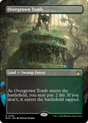 FOIL Overgrown Tomb (Borderless) (RVR-296) - Ravnica Remastered (Borderless) - Magic The Gathering