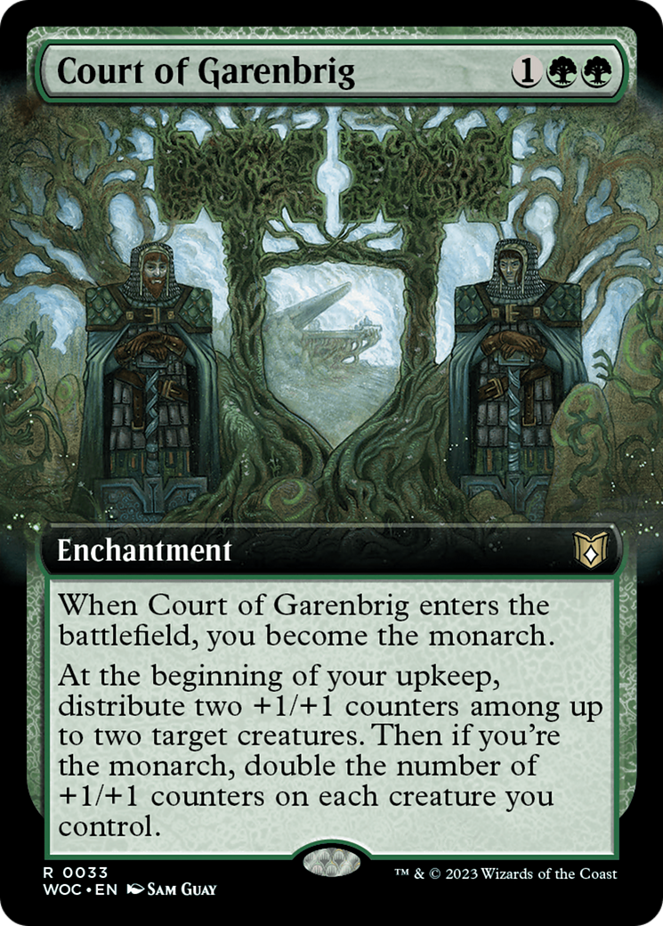 Court of Garenbrig (Extended Art) (WOC-033) - Wilds of Eldraine Commander - Magic The Gathering