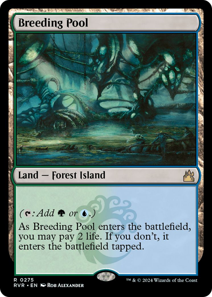 FOIL Breeding Pool (RVR-275) - Ravnica Remastered - Magic The Gathering