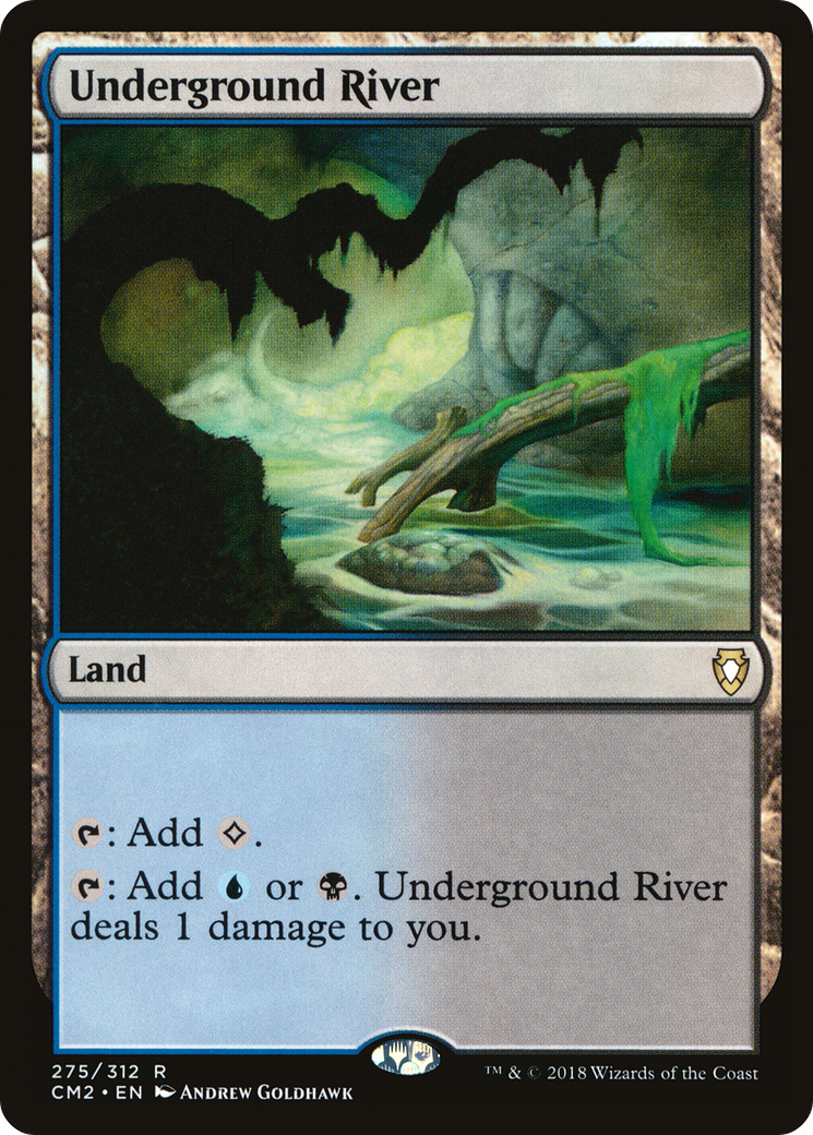 Underground River (CM2-275) - Commander Anthology Volume II - Magic The Gathering