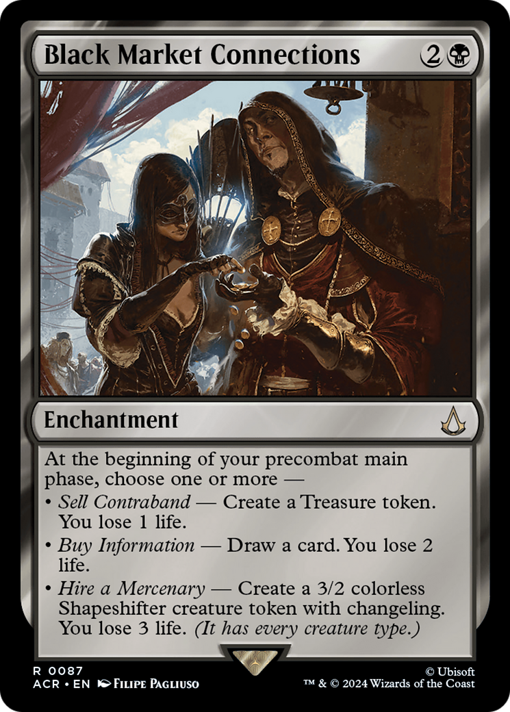 Black Market Connections (ACR-087) - Assassin's Creed - Magic The Gathering