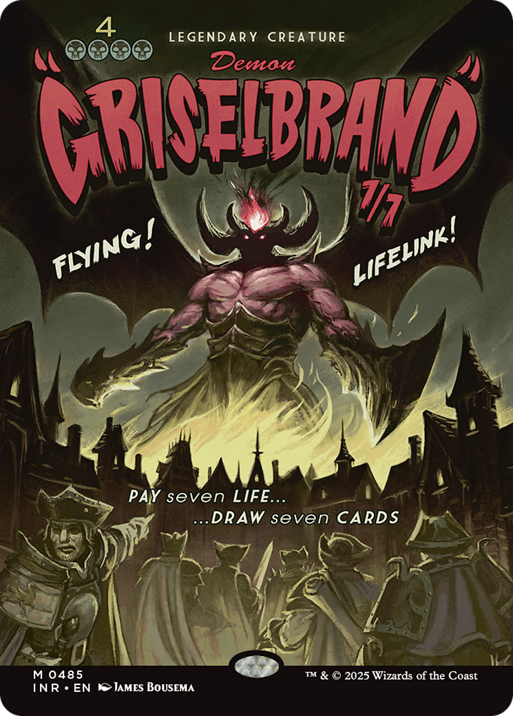 FOIL Griselbrand (INR-485) - Innistrad Remastered - Magic The Gathering